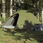 vidaXL Koepeltent 4-persoons waterdicht olijfgroen, Caravans en Kamperen, Tenten, Verzenden, Nieuw, Tot en met 2