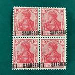 Saargebied 1920 - 10 Pf met verschoven opdruk :IET-SAARGEB, Postzegels en Munten, Postzegels | Europa | Duitsland, Gestempeld