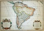 Amerika, Kaart - Zuid-Amerika; Jaillot - Amerique, Boeken, Atlassen en Landkaarten, Nieuw