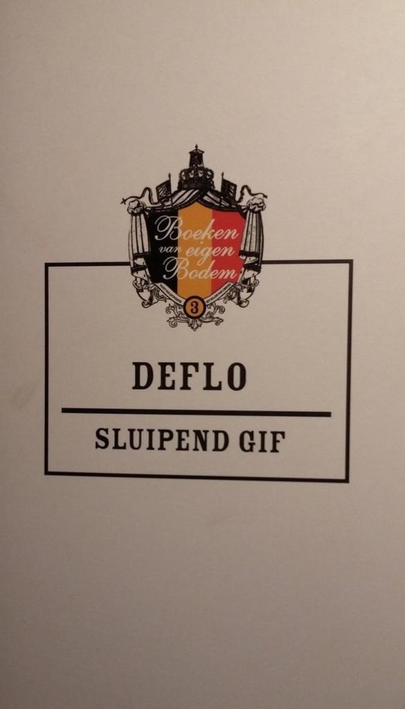 Sluipend gif 9789078432357 Luc Deflo, Boeken, Romans, Zo goed als nieuw, Verzenden