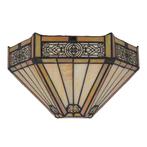 Tiffany wandlamp – Geometrisch patroon & warme gloed – B, Huis en Inrichting, Lampen | Wandlampen, Verzenden, Nieuw