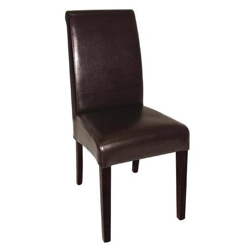 Imitatielederen stoel donker bruin | 2 stuks, Zakelijke goederen, Horeca | Keukenapparatuur, Verzenden