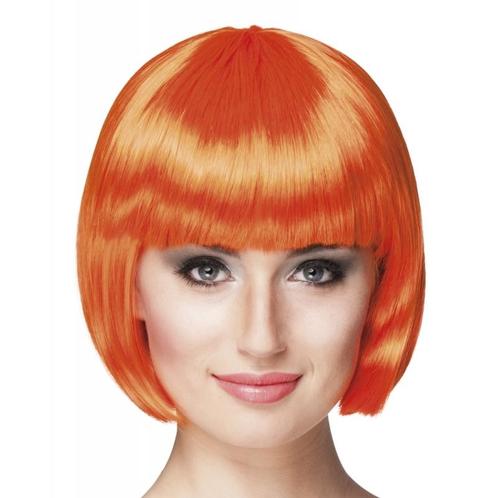 Oranje Bob damespruiken - Oranje pruiken, Hobby en Vrije tijd, Feestartikelen, Ophalen of Verzenden