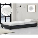 Modern bedframe kunstleer met matras 90x200 zwart