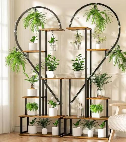 Uniek Halve Hart Plantenrek - Hangende Bloemen Display Ladde, Tuin en Terras, Kassen, Nieuw, Verzenden