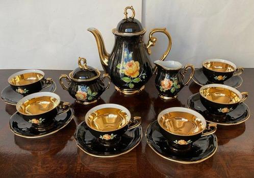 Schaller Wiesau Bavaria - Mokka/espresso servies -, Antiek en Kunst, Antiek | Meubels | Tafels