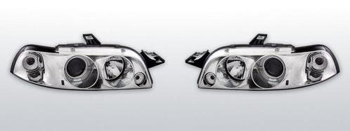 Koplampen Angel Eyes | Fiat Punto 1993-1999 3D / 5D | chroom, Auto-onderdelen, Verlichting, Nieuw, Fiat, Verzenden