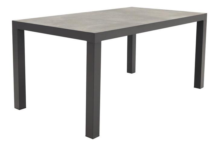 VDG President tuintafel 160 x 90 cm. - Antraciet, Tuin en Terras, Tuintafels, Nieuw, Overige materialen, Rond, Verzenden