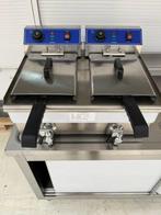 Q-Gastro 2 pans Elektrische Friteuse 2x 10L (Nieuw) 230V, Ophalen of Verzenden, Nieuw in verpakking