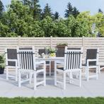 vidaXL Tuinstoelkussens 6 st oxford stof antracietkleurig, Huis en Inrichting, Woonaccessoires | Kussens, Verzenden, Nieuw