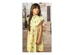 Dress with green/yellow allover print - maat : 110 -116 cm, Verzenden, Nieuw