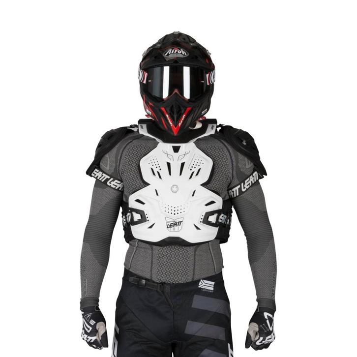 Lichaamsbeschermer Leatt Fusion 3.0 (Wit, Bodyprotectors), Motoren, Accessoires | Overige, Nieuw, Verzenden