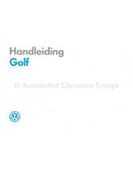 1989 VOLKSWAGEN GOLF INSTRUCTIEBOEKJE NEDERLANDS, Auto diversen, Handleidingen en Instructieboekjes