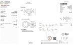 1 pcs Diamant (Natuurlijk) - 1.55 ct - Rond - G - P1 -, Nieuw