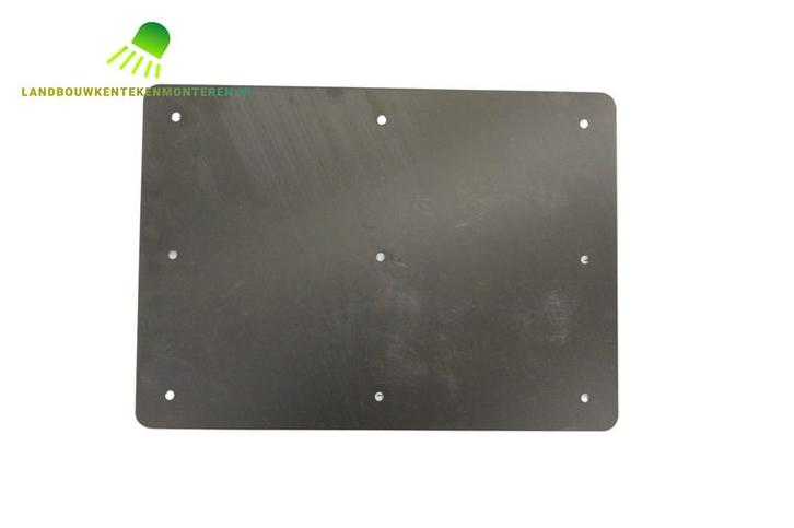 RVS Oldtimer grote vierkante kentekenplaathouder, Auto diversen, Kentekenplaathouders, Verzenden