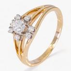 14K Gouden ring - 0,51CT Diamanten, Sieraden, Tassen en Uiterlijk, Ringen, Nieuw, Goud, 18 tot 19, Goud