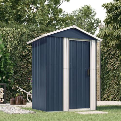 Tuinschuur 126x97,5x177 cm gegalvaniseerd staal antraciet..., Tuin en Terras, Tuinhuizen, Nieuw, Verzenden