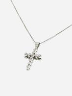 Ketting met hanger - 18 karaat Witgoud - 0.45ct. tw. Diamant, Sieraden, Tassen en Uiterlijk, Antieke sieraden