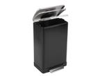 EKO - E-Cube pedaalemmer 40 liter - Stainless steel Plastic, Huis en Inrichting, Verzenden, Zo goed als nieuw