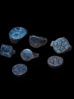 Ancient Greece to Crusader Brons, 7 Interesting Bezels Ring