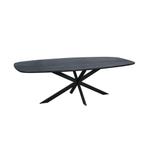 *WOONWINKEL* Starfurn Ferris Eiken Eettafel Deens Ovaal Zwar, Huis en Inrichting, Verzenden, Nieuw