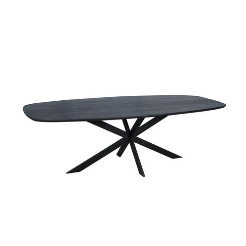 *WOONWINKEL* Starfurn Ferris Eiken Eettafel Deens Ovaal Zwar, Huis en Inrichting, Tafels | Eettafels, Nieuw, Verzenden