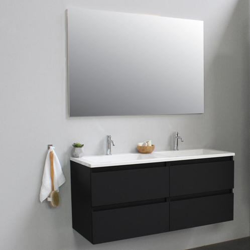 Badkamermeubel BWS Pepper Acryl Wastafel Incl Spiegel Twee, Doe-het-zelf en Verbouw, Sanitair, Bad, Nieuw, Ophalen of Verzenden
