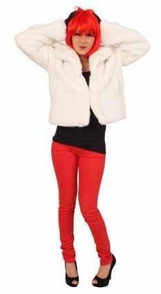 Bontjas wit, Kleding | Dames, Carnavalskleding en Feestkleding, Nieuw, Ophalen of Verzenden