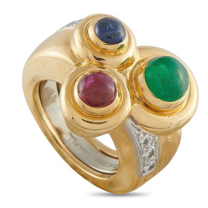 David Webb - Ring - 18 karaat DAVID WEBB 18K Geel Goud, Sieraden, Tassen en Uiterlijk, Ringen