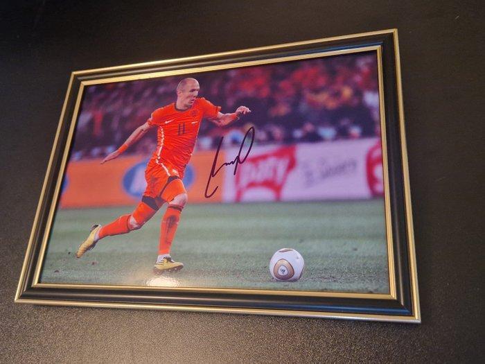 Wereldkampioenschap Voetbal - Arjen Robben - 2010 - Foto, Verzamelen, Overige Verzamelen
