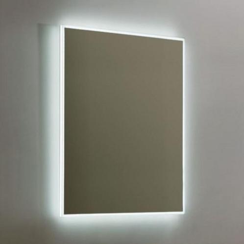 Spiegel Sanilux Mirror Infinity 58x80x4,1 cm Aluminium met, Doe-het-zelf en Verbouw, Sanitair, Bad, Nieuw, Ophalen of Verzenden