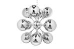 Extravagante hanglamp GALAXY 72cm zilveren hanglamp Modern, Ophalen of Verzenden, Nieuw
