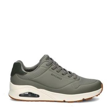 Skechers Uno lage sneakers voor heren in het Groen beschikbaar voor biedingen