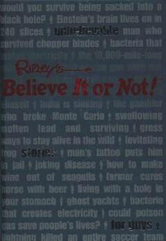 RIPLEYS UNBELIEVABLE STORIES FOR GUYS 9781609910136, Boeken, Taal | Engels, Zo goed als nieuw, Verzenden