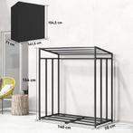 TRUUSK Brandhoutrek van Staal - Stoffen Hoes - 300 kg Draagv, Huis en Inrichting, Verzenden, Nieuw