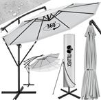 tillvex Aluminium parasol + afdekking Ø 300 cm met zwengel,, Tuin en Terras, Verzenden, Zo goed als nieuw