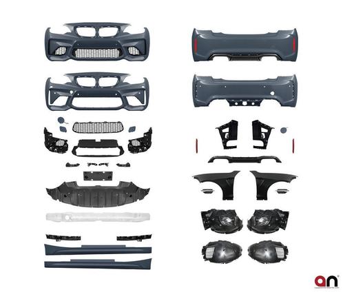 Compleet EVO 2 1M Look Pakket BMW 2 Serie F22 F23 B2176, Auto-onderdelen, Carrosserie en Plaatwerk, Nieuw, BMW, Voor, Achter, Links
