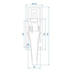 ProPlus Spansluiting voor trailers - verzinkt - 270 x 80..., Ophalen of Verzenden, Nieuw