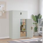 vidaXL Archiefkast 90x40x145 cm staal lichtgrijs, Huis en Inrichting, Kasten | Overige, Verzenden, Nieuw