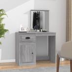vidaXL Kaptafel met spiegel 90x50x132,5 cm bewerkt hout, Verzenden, Nieuw