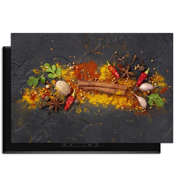 Spice Explosion - Inductie Beschermer - 90x52 cm, Huis en Inrichting, Keuken | Keukenbenodigdheden, Nieuw, Verzenden