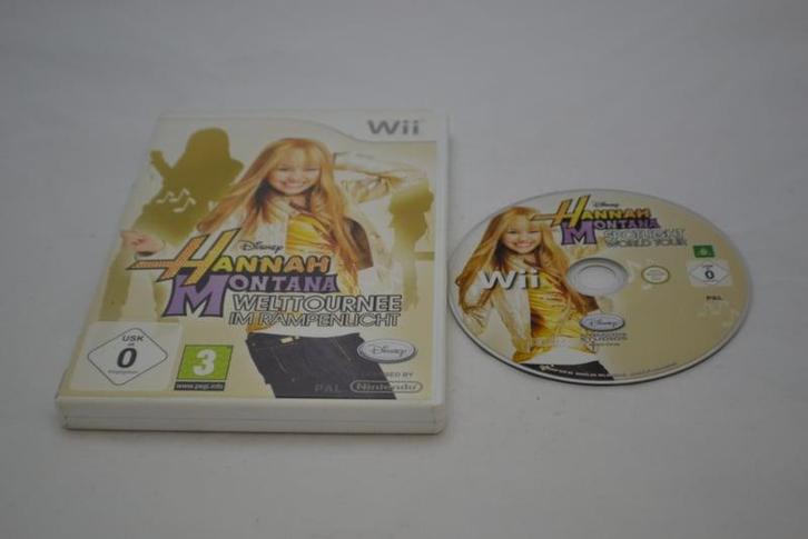 Hannah Montana - Welttournee im Rampenlicht (Wii NOE CIB), Spelcomputers en Games, Games | Nintendo Wii, Zo goed als nieuw, Verzenden