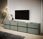 Tv meubel Modern design 224,8x40x48,2 cm Groen, Verzenden, Nieuw