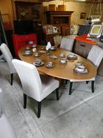 Riante eetkamer set, Ophalen, Gebruikt, Eikenhout