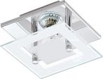 EGLO Almana - Plafonnière - 1 Lichts - Chroom - Wit, Helder, Tuin en Terras, Buitenverlichting, Ophalen of Verzenden, Nieuw