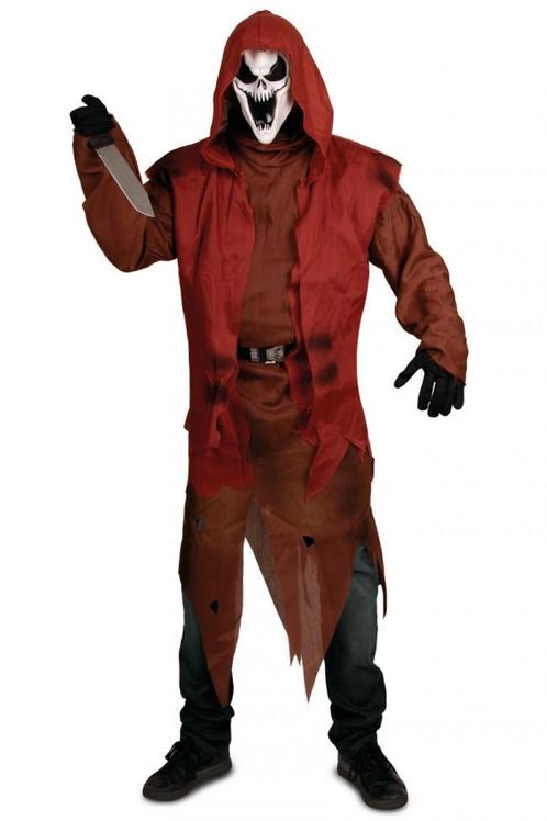 Kostuum Ghostface Rood Beul Pak met Masker Scream Grim Reape, Kleding | Heren, Carnavalskleding en Feestkleding, Kleding, Nieuw