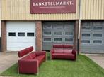 Bankstel  LEOLUX GONCHAROV design 2 x2zits banken leer sofa, Huis en Inrichting, Banken | Bankstellen, Design, Rechte bank, Vierpersoons of meer