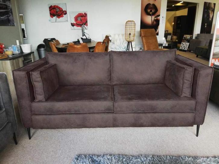 Borne Bankstel - rechte banken - Bruin, Huis en Inrichting, Banken | Bankstellen, Nieuw, Stof