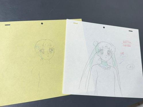 Toei Animation - 2 x Originele animatietekeningen - Sailor, Cd's en Dvd's, Dvd's | Tekenfilms en Animatie