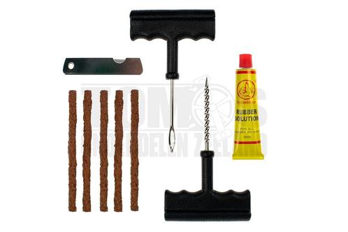 Banden reparatie set tubeless voor scooter / auto universeel, Fietsen en Brommers, Brommeronderdelen | Algemeen, Nieuw, Ophalen of Verzenden